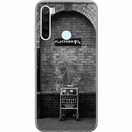 Xiaomi Redmi Note 8 Genomskinligt Skal Harry Potter Hogwarts L