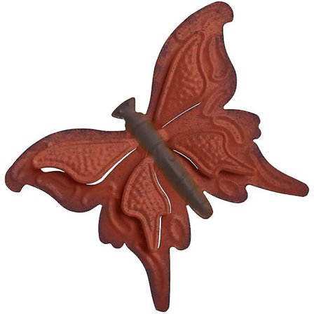 Metallinen Perhonen Seinätaide 3D Rauta Rustic Perhonen Seinäkoriste Inspiroiva Seinäveistos Perhonen Riippuva Deko