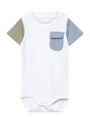 Nbmhon Ss Body Bodies Short-sleeved Hvit Name It*Betinget Tilbud