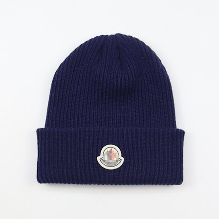 Unisex strikket lue, varm vinterlue, svart