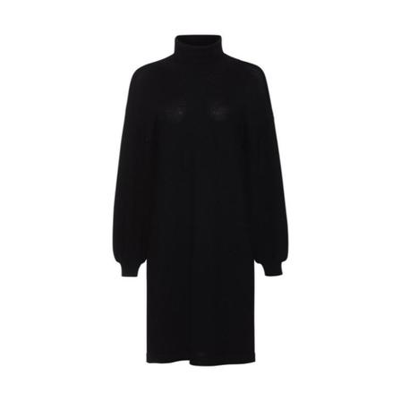 RUE de Femme Kjole i merino uld model Minnie Sort, Dame