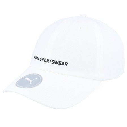 Puma - Bílá unconstructed Kšiltovka - Sportswear Cap White Dad Cap @ Hatstore