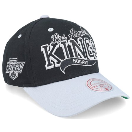 Mitchell & Ness - Negro adjustable Gorra - Los Angeles Kings Block Sweep Pro Vintage Black/Grey Adjustable @ Hatstore