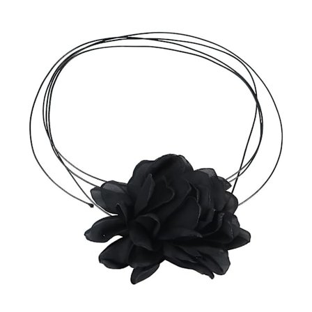 Big Flower Kvinnor Bridal Justerbar Choker Mariage- Smycken Y2k Tillbehör
