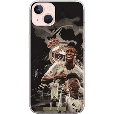 Kompatibelt Mobildeksel til Apple iPhone 13 Vinicius Junior Real Madrid Brasiliansk driblingsfenomen og offensiv leder med høy energi og knivskarp fe