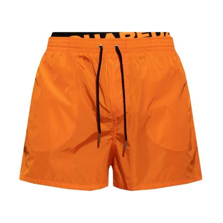Dsquared2, Swimwear Oranje, Heren, Maat:XL