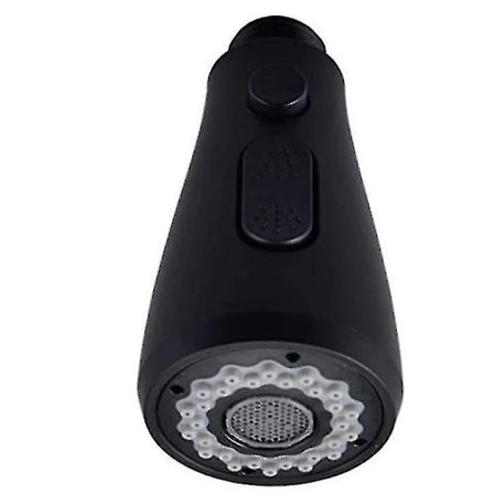 Avtagbart sprayduschhuvud Ersättning Multifunktionell Köksblandare Svart