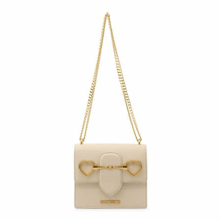 Love Moschino, Shoulder Bags Beżowy, Kobieta, Rozmiar: ONE Size