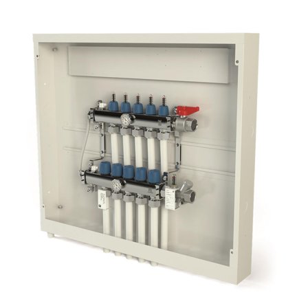 LK Systems Prefab-9 Fördelarskåp vit 9 kretsar, Installation