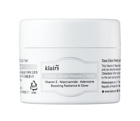 KLAIRS Freshly Juiced Vitamin E Mask 15 ml, Skincare, Masker, Sheet Masker