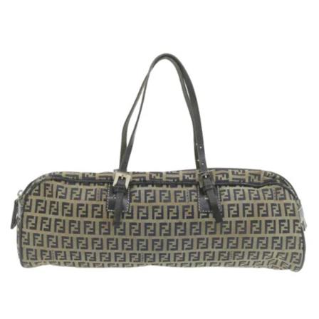 Fendi Vintage, Pre-owned Handbags Zwart, Dames, Maat:ONE Size,leer