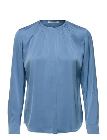 Banora12 Bluse Langærmet Blå BOSS