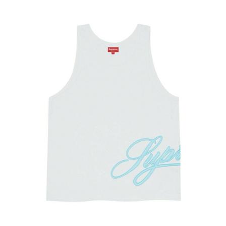 Supreme Sleeveless Tops , Wit , Heren , Maat: M