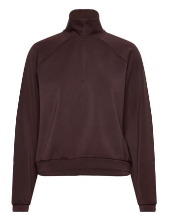 Elaina W Sweat Shirt Sport Women Sport Clothing Sport Sweat-shirts & Hoodies Sport Sweat-shirts Brown Athlecia