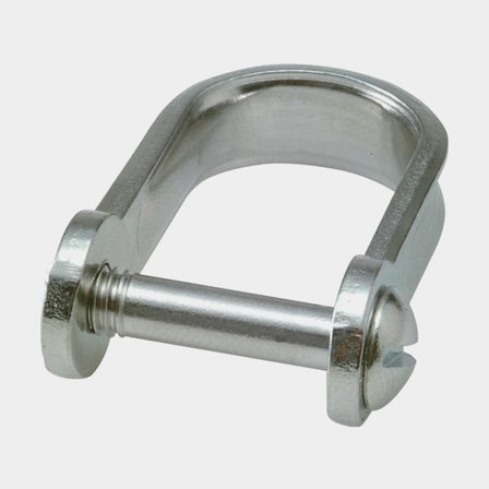 Grillo dritto Blue Wave, Ø5 mm, 25 mm, acciaio inox, piatto con vite a taglio filettata