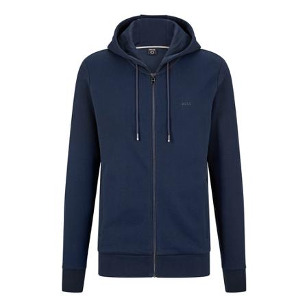 Boss Zip-throughs , Blauw , Heren , Maat: M Hoodies & sweatvesten