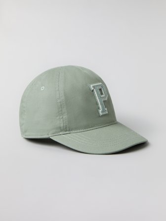 Polarn O. Pyret - Cap with "P" appliqué - 52 - 54 - Childrenswear - grey