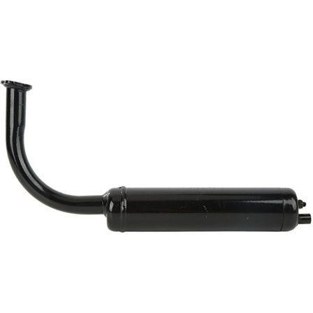 40mm 49 till 80cm?? Motorcykelavgasrör med anodiserad finish Passar 26 tum 28 tum Elcykel (Svart)