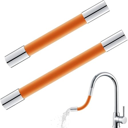 Stykker Vandhane Forlængerslange, Vandhane Forlængerrør 360° Forlængelse, Drejelig Vandhane Forlænger, Universal