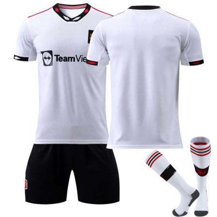 2223 Manchester United Borta Fotbollströja Nr Nummer Jersey With Socks 28(150-155cm)
