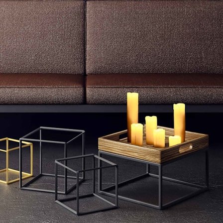 LED-blockljus vax set om 6