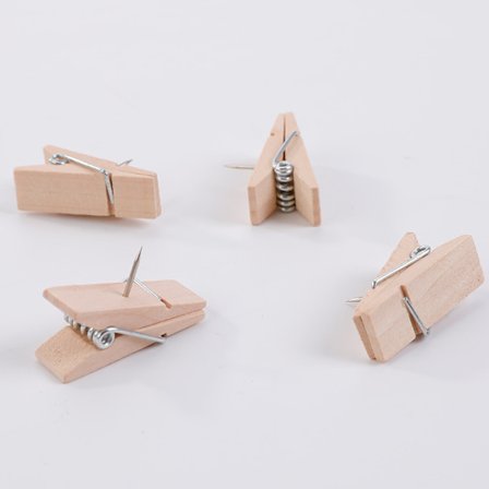 Sett med 200 Korknåler for Korktavle - Tre Farge, ZQKLA