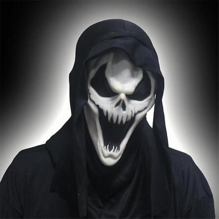 Ghost Face Scream Elokuva Kauhunaamio Halloween Killer Cosplay Aikuisten pukutarvikkeet Rekvisiitta 2