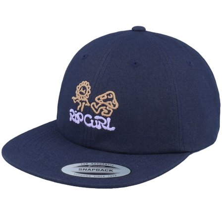Rip Curl - Blå snapback Kasket - Swc Gaia Cap Navy Strapback @ Hatstore