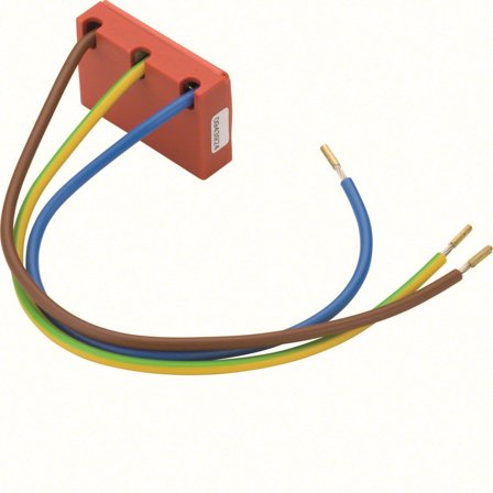 Hager EUS315 Finskydd 3 anslutningar, Anslutningsdon & kablar