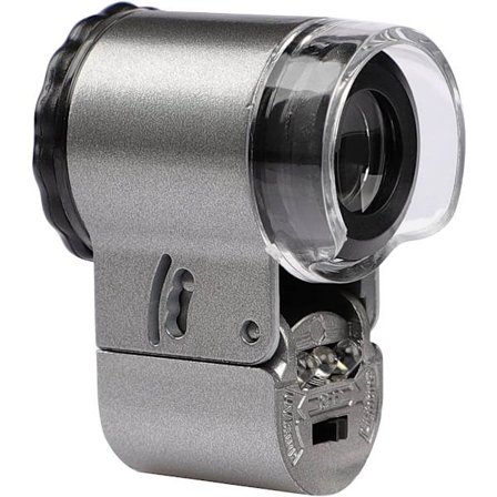 Juvelerlupe med lys - Lommejuveler forstørrelsesglass håndfri