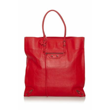 Balenciaga Vintage Tote Väska röd, Dam Vintage Väskor, Dam, Storlek: ONE SIZE