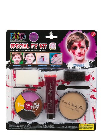 Kid Make Up Special Effects Kit Patterned Joker