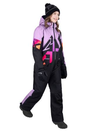 Lasten Haalari FXR Cold Cross CX 26 Musta/Violetti Hehku 16