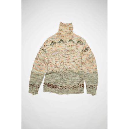 Acne Studios Coltrui Trui , Beige , Heren , Maat: M