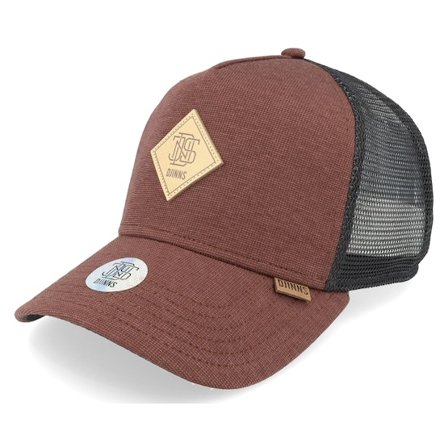 Djinns - Hft Cap Cotton Knit Brown Trucker Trucker Brown Cap - @ Hatstore