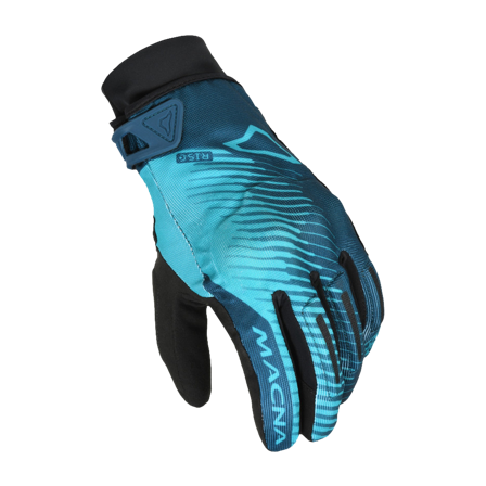 Macna Crew RTX Women's Motorcycle Gloves Black/Blue XL
