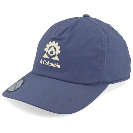 Columbia - Blå unconstructed Caps - Alta Crest 3D Stretch Dark Mountain Blue 110 Dad Cap @ Hatstore