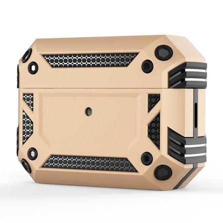 AirPods Pro 2 skyddsfodral med karbinhake - Guld