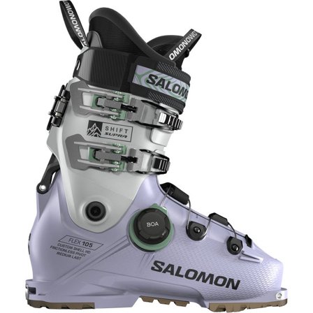 Salomon - All Mountain-Skischuhe Damen Shift Supra S Boa 105 - Cosmic Sky / Cool Gray 5 / Shale Green - 24/24.5