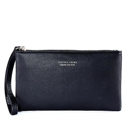 Läderhandledsclutch plånbok handväskor små kuvert crossbody väskor för kvinnor