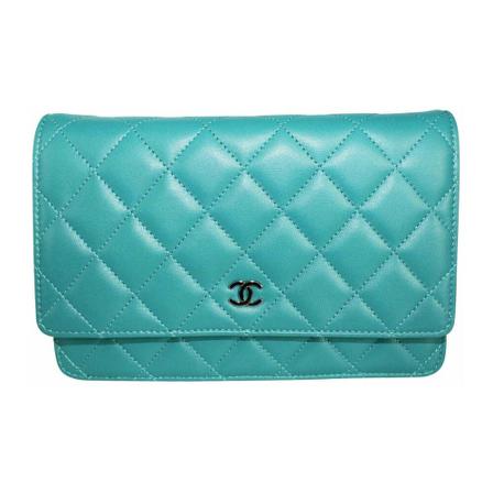 Chanel Vintage Pre-owned Crossbody Tas , Blauw , Dames , Maat: ONE Size Vintage Tassen