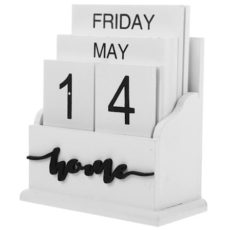 Kalender 2024 Kalender Skrivebord Dato Blokker Tret Dato Blokker Skrivebord Kalendere Retro Hjemmeinnredning Kontor Dekorasjoner Julekalender(