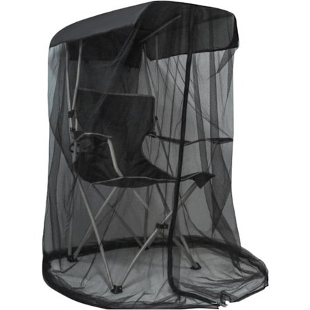 Ulkomyyttysuoja 160 cm tuoliparasyylille – Hyttysteltta vetoketjuaukolla, vedenpitävä katto, hyönteiseste