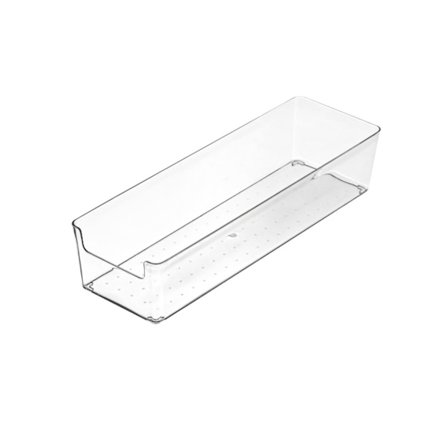 Laatikon säilytyslokerot Kestävät läpinäkyvät muoviset laatikon säilytysjakajat Keittiöön Suuri suorakulmainen laatikko
