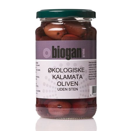 Biogan Oliven kalamata u. sten Ø 315 g, Helse & Madvarer, Madvarer, Konserves