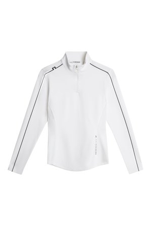 J.Lindeberg - Adiola Quarter Zip Mid Layer - Golf - White - Women - S