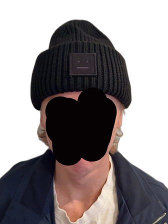 Svart mössa från Acne Studios