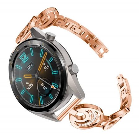Huawei Watch GT ruostumattomasta teräksestä valmistettu ranneke - Ruusukulta