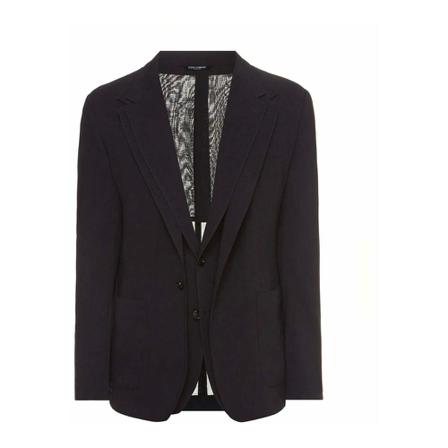 Dolce & Gabbana, Blazers Zwart, Heren, Maat:M