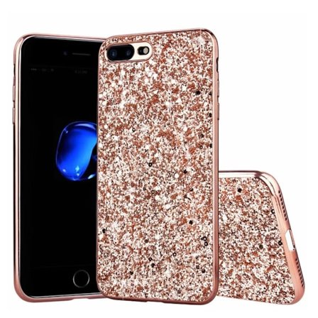 Glitter iPhone SE 2020 skal - Rosa